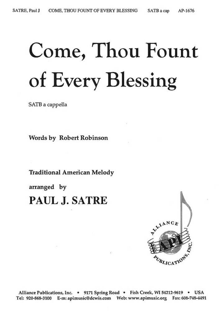Come, Thou Fount of Every Blessing
